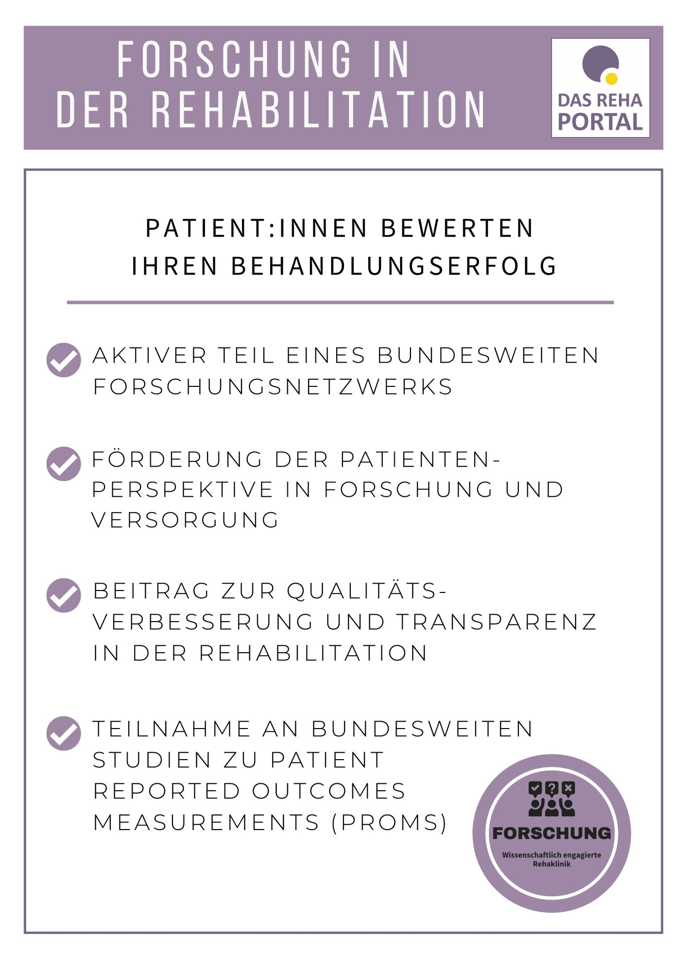 Wissenschaftlich engagierte Rehaklinik