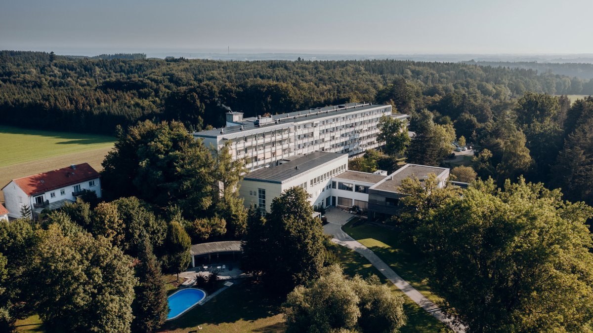Drohnenaufnahme Areal der Klinik Bad Wörishofen
