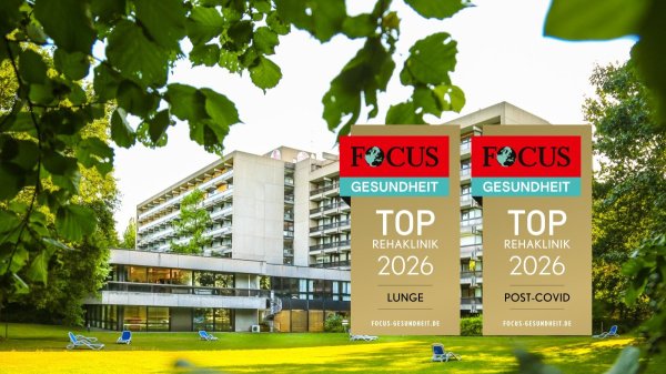 FOCUS Siegel TOP Rehaklinik Lunge Post-COVID