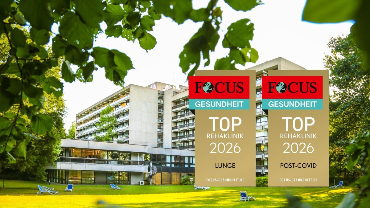 FOCUS Siegel TOP Rehaklinik Lunge Post-COVID