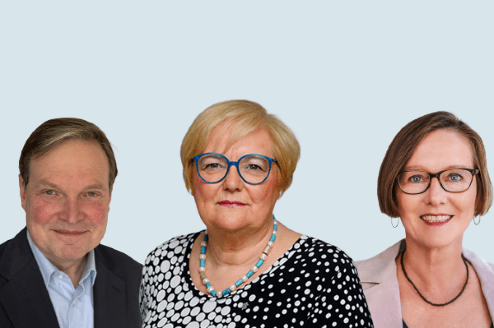 Neuer Vorstand des Aktionsbündnis Patientensicherheit 2026 (Stier, Haeske-Seeberg, Diel)